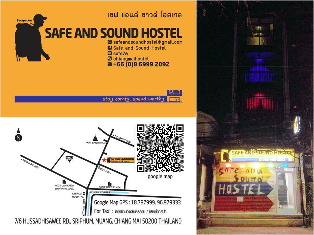 צ'יאנג מאי Safe And Sound Hostel מראה חיצוני תמונה